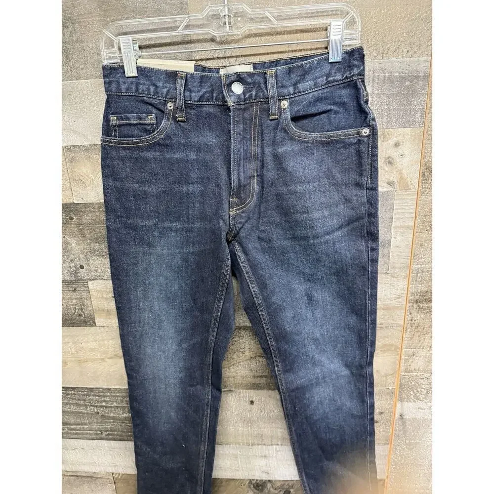 BRAND NEW Everlane Women's 28x30 Slim Fit Low Stretch Dark‎ Wash